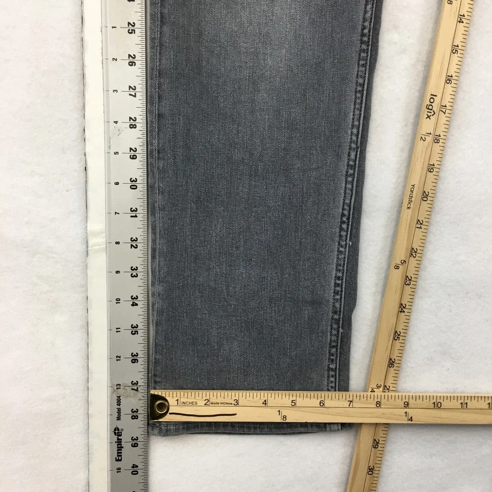 Revtown Sharp Decade Denim Jeans Mens 32x30 Gray Slim Straight Stretch Pants